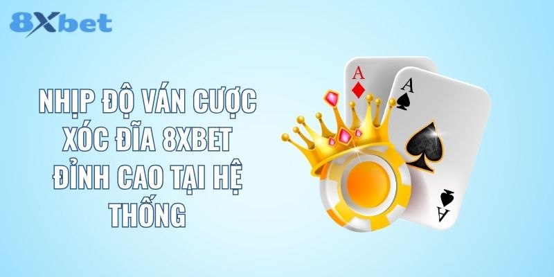 Nhịp độ ván cược xóc đĩa 8XBET đỉnh cao tại hệ thống